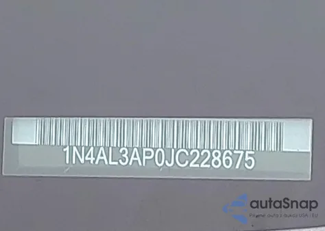 2018 Nissan Altima 2.5 Sl из США, поврежденный, VIN 1N4AL3AP0JC228675